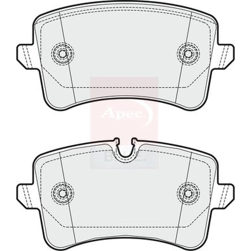 Apec Rear Brake Pad Set PD3350