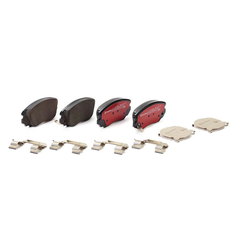 Brembo 4 x Front Brake Pad Set fits Bentley Flying Spur 2013-2020 4.0 6.0