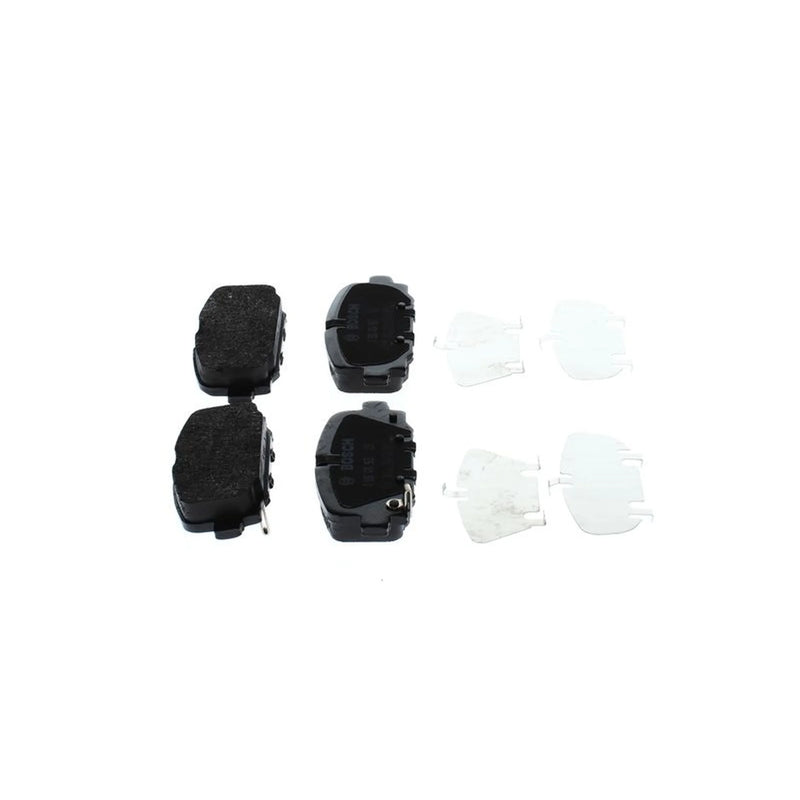 Bosch Front & Rear Pads fits Jeep Compass 2016-2017 1.4 1.6 2.0