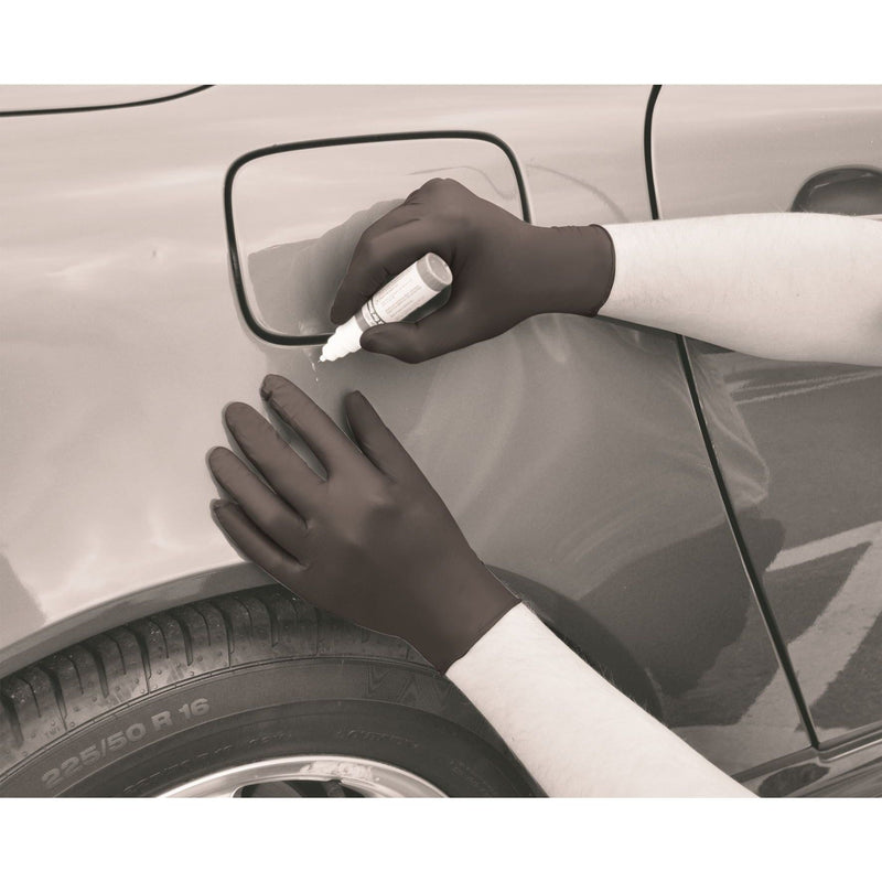 10x Bodyguards Powder Free Black Nitrile Disposable Gloves XL Box of 100 Tattoo Bodyguard - Dynamic Drive