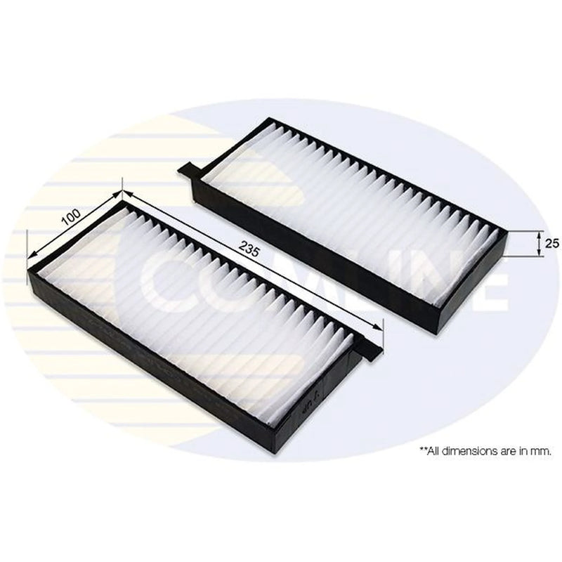Comline Cabin Air Filter (Pollen Filter) fits Ssangyong Actyon I 2005-2013