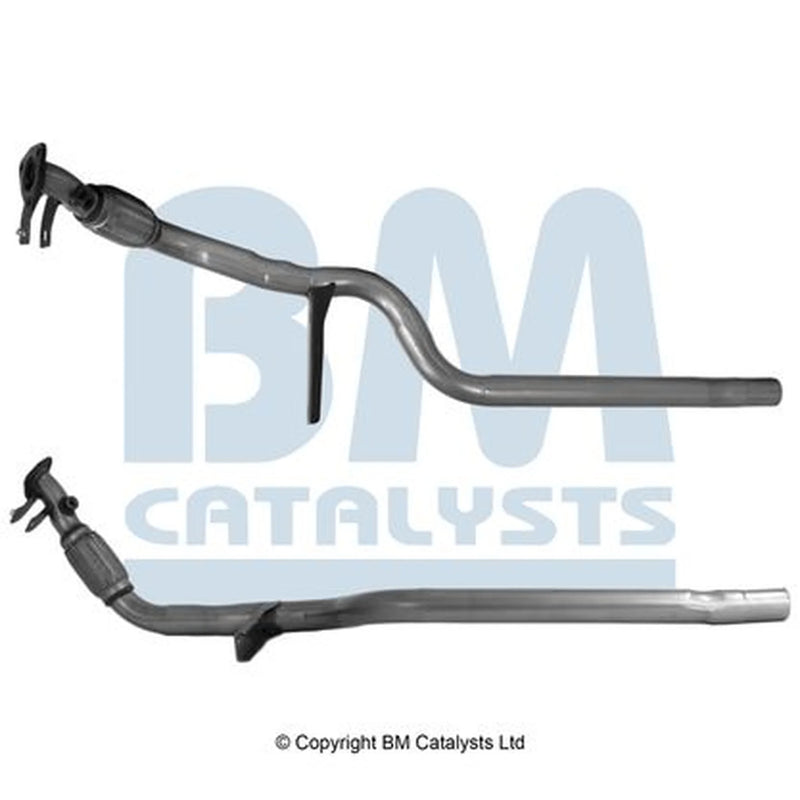 BM Catalysts Exhaust Pipe OD fits Audi A6 C6 2004-2011 2.0