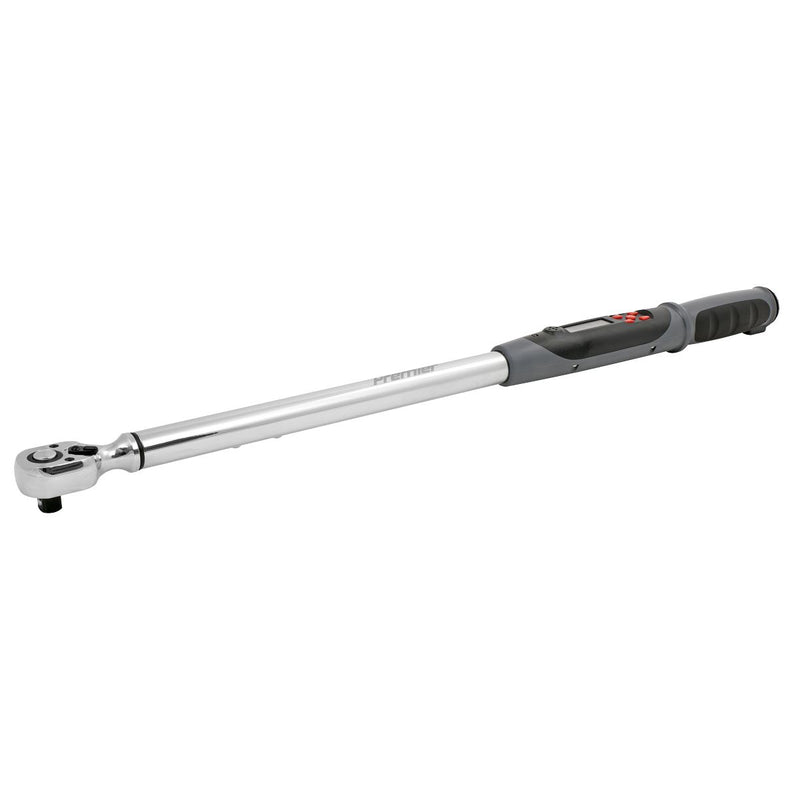 Premier Digital Torque Wrench with Angle Function 1/2"Sq Drive 30-340Nm Sealey Premier - Dynamic Drive