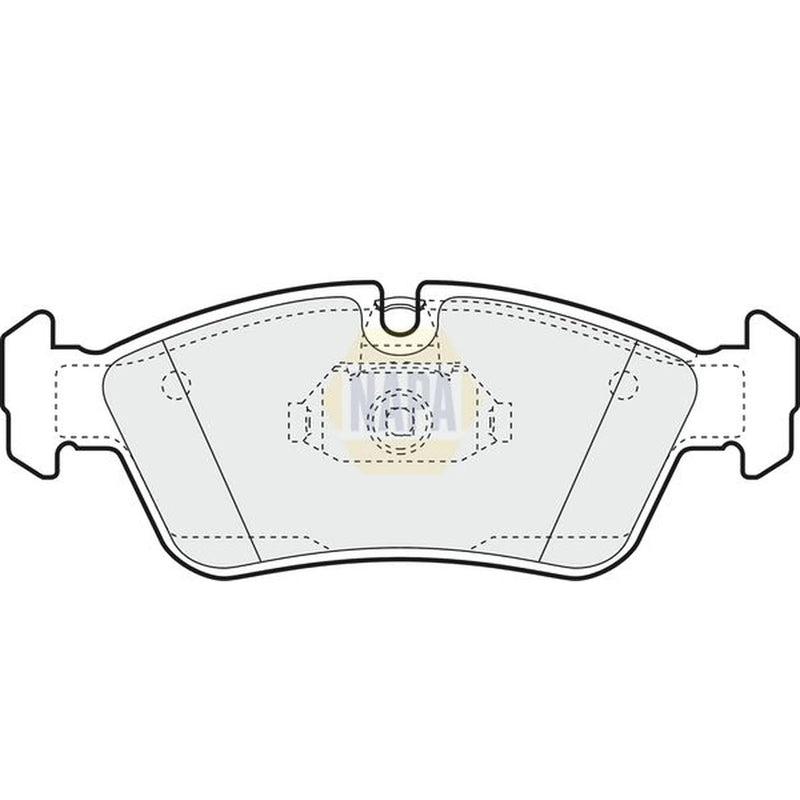 NAPA Front Brake Pad Set NBP1221