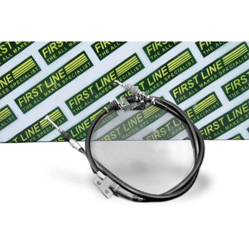 First Line Handbrake Cable Right Rear fits Mazda 626 1987-1989 2.0