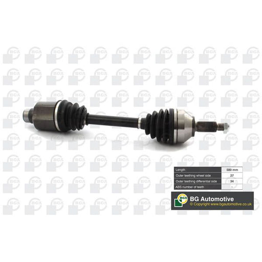 BGA CV Drive Shaft Driveshaft Front Right fits Ford Mondeo 2000-2007 1.8 2.0 2.2