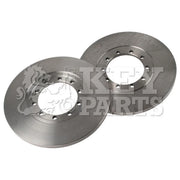 Key Parts Front & Rear Brake Discs & Pads fits Ford Transit V363 Bus 2013 on 2.2