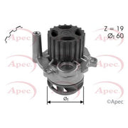 Apec Engine Cooling Water Pump fits Seat Cordoba 2002-2009 1.9