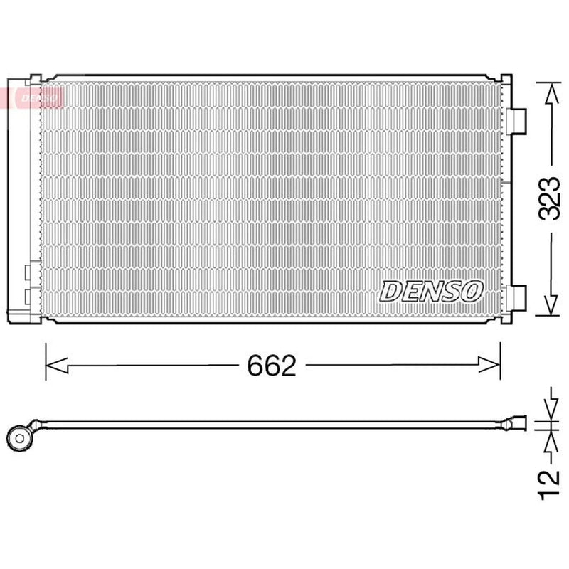 Denso Air Conditioning Condenser fits Mini Mini 2004-2015