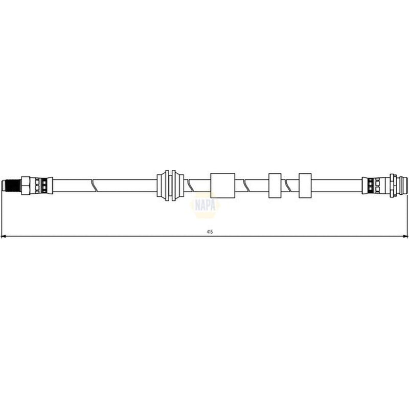 NAPA Brake Hydraulic Hose Line Front NBH1152