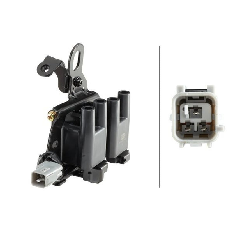 Hella Ignition Coil Pack fits Hyundai I30 2007-2012 2.0