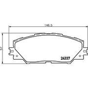 Mintex Front & Rear Brake Discs & Pads fits Toyota Auris 2012-2018 1.8