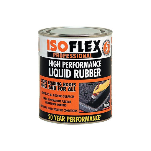 Ronseal Isoflex Liquid Rubber Black 750ml Ronseal - Dynamic Drive