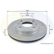 Comline Front Brake Discs & Pads fits Kia Sportage II 2005-2006 2.0