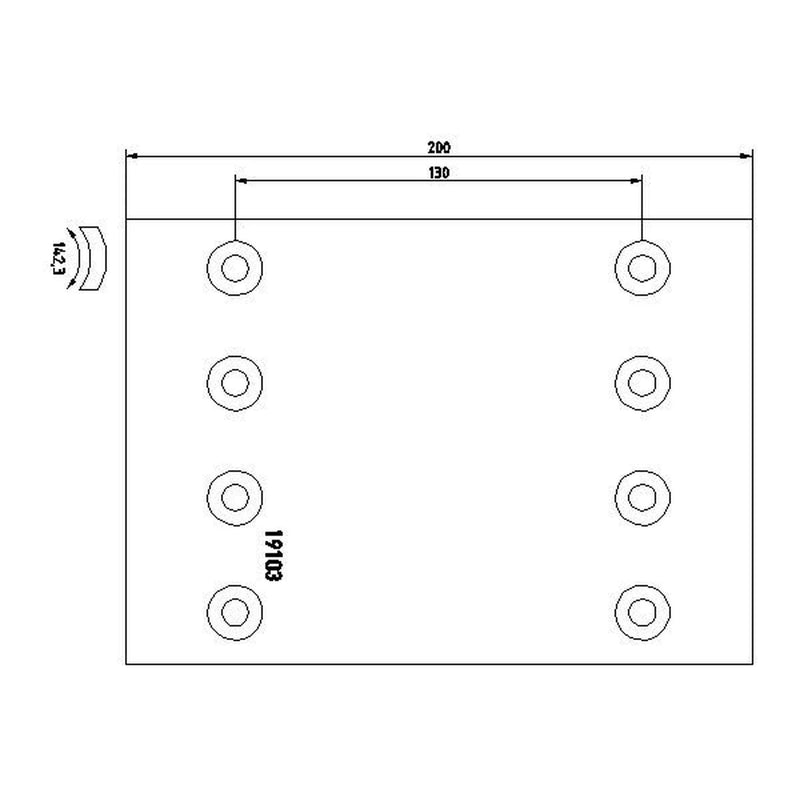 Textar Textar Cv Brake Lining Set 1910301 0309214020 1910301