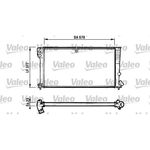 Valeo Engine Radiator 731570