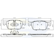 Comline Front & Rear Brake Discs & Pads fits Volvo XC60 II 2017-2021