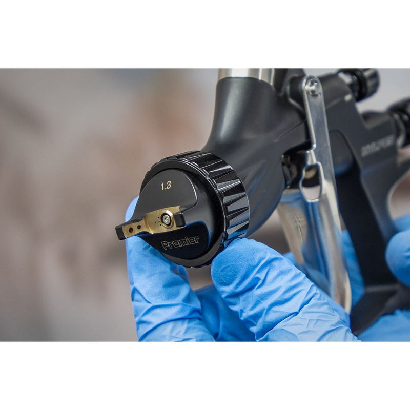 Sealey Premier Premier Professional HVLP Gravity Feed Spray Gun 1.3mm Set-Up Sealey Premier - Dynamic Drive