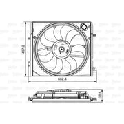 Valeo Engine Cooling Fan 696583