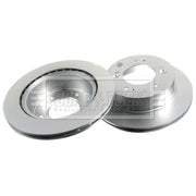 Borg & Beck 2 x Vented Brake Discs fits Kia Sorento I 2006-2011 2.5 3.3