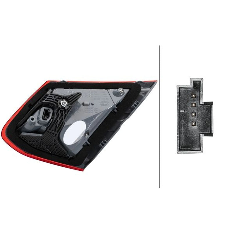 Hella Tail Light / Lamp LED Left fits Mercedes-Benz C-Class 2015-2023