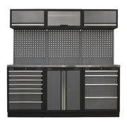 Sealey Superline Pro 2.0m Storage System Stainless Worktop APMSSTACK07SS Sealey - Dynamic Drive