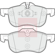 Apec Front Brake Pad Set fits MG MG 6 2010 on 1.8