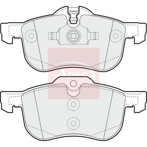Apec Front Brake Pad Set PAD1120