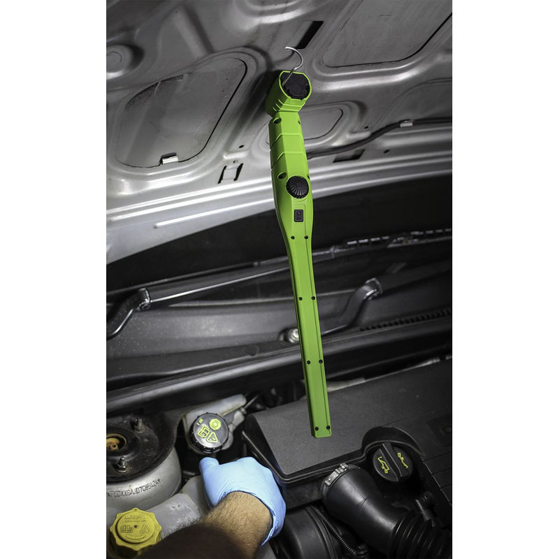 Sealey Rechargeable 360 Slim Inspection Light 8W & 1W SMD LED Green Lithium-ion Sealey - Dynamic Drive