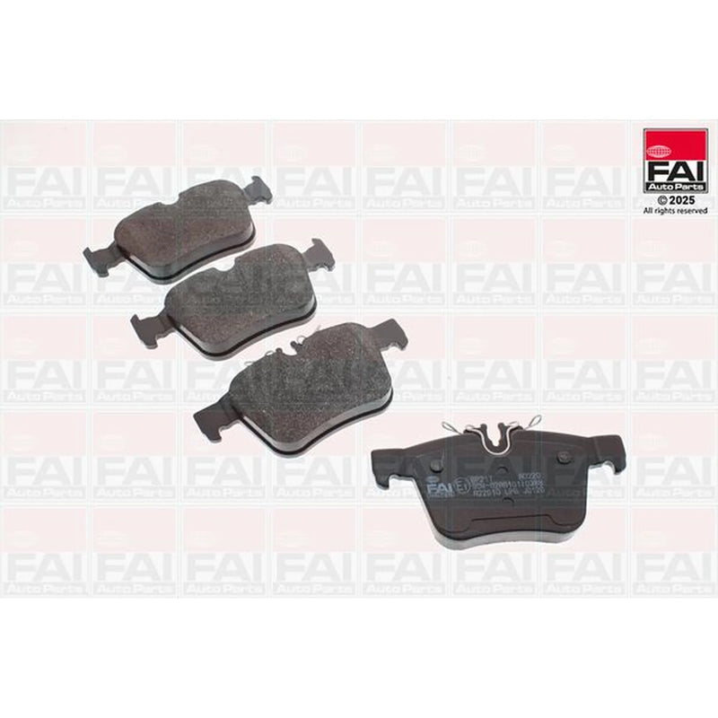 FAI Rear Brake Pad Set fits Mercedes-Benz C-Class 2013-2023