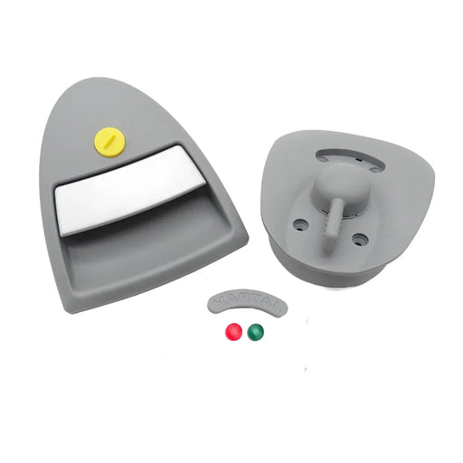 Hartal Triangle Left Hand Complete Lock - Grey