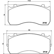 DON Rear Brake Pad Set fits Alexander Dennis Enviro100 2023 on
