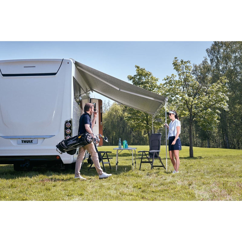 Thule Omnistor 9200 roof awning 4.50x3.00m white frame, fabric - mystic gray Thule - Dynamic Drive