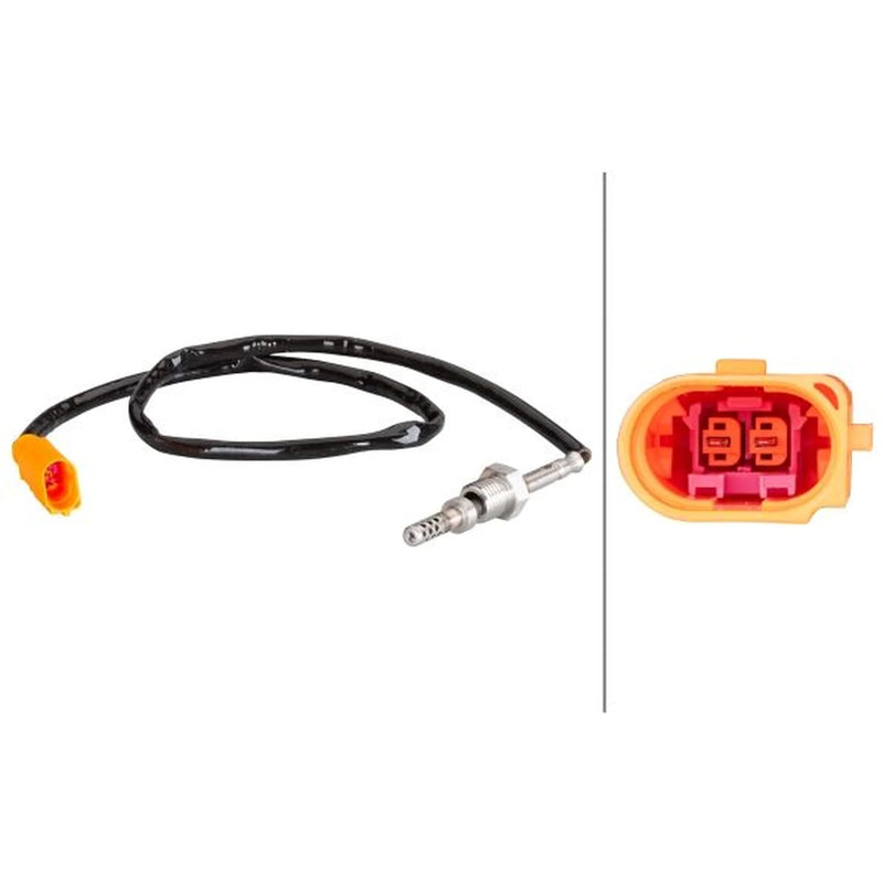 Hella Exhaust Gas Temperature Sensor after soot particulate filter fits Audi A3