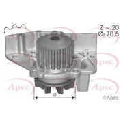 Apec Engine Cooling Water Pump AWP1545