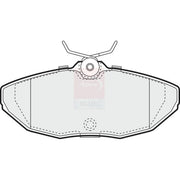 Apec Front & Rear Pads fits Jaguar Xj 2003-2009 3.0 3.6 4.2
