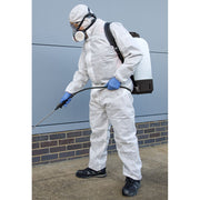 Worksafe Worksafe Disposable Coverall, White - X-Large 9601XL Worksafe - Dynamic Drive
