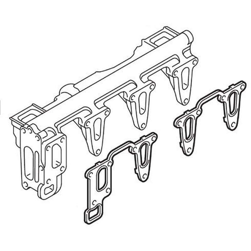 Elring Mercedes Egr System Gasket Set Cylinder Head fits Mercedes-Benz Atego 3