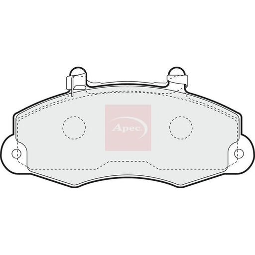 Apec Front Brake Pad Set PAD1105