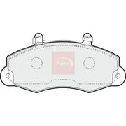 Apec Front Brake Pad Set fits Ford Transit 1991-2000 2.0 2.5