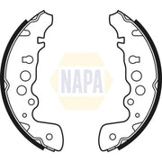 NAPA Brake Shoe Set Axle Kit fits Suzuki Grand Vitara I 1998-2005 1.6 2.0 2.5