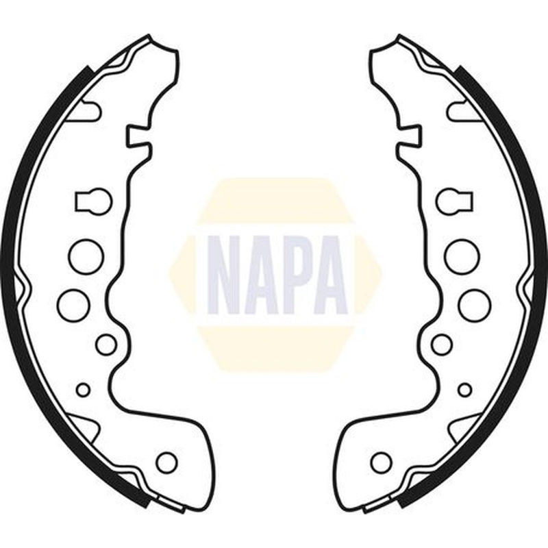 NAPA Brake Shoe Set Axle Kit fits Suzuki Grand Vitara I 1998-2005 1.6 2.0 2.5