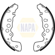 NAPA Brake Shoe Set Axle Kit NBS1034