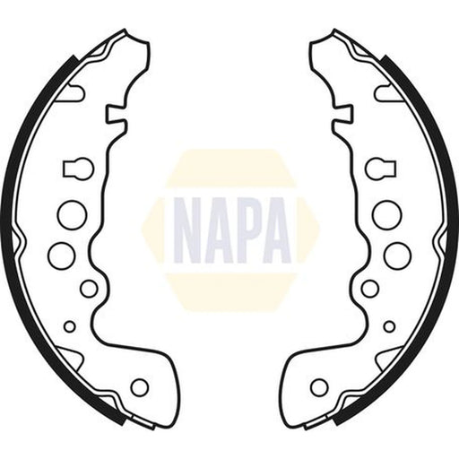 NAPA Brake Shoe Set Axle Kit NBS1034
