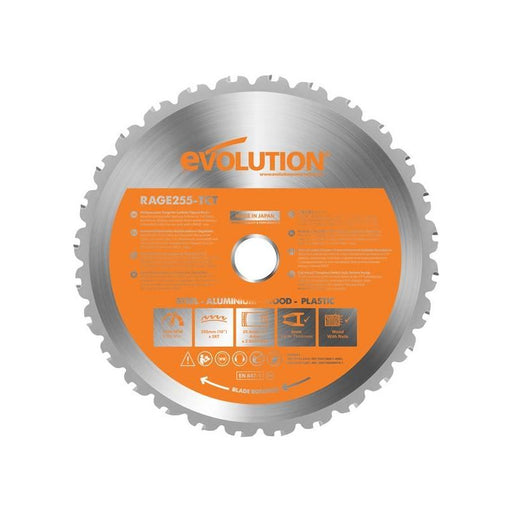 Evolution Multi-Material Mitre Saw Blade 255 x 25.4mm x 28T Evolution - Dynamic Drive