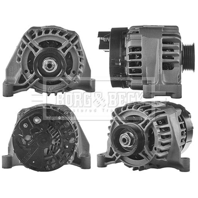 Borg & Beck Car Alternator 12V fits Abarth 500 / 595 / 695 2008 on 1.4
