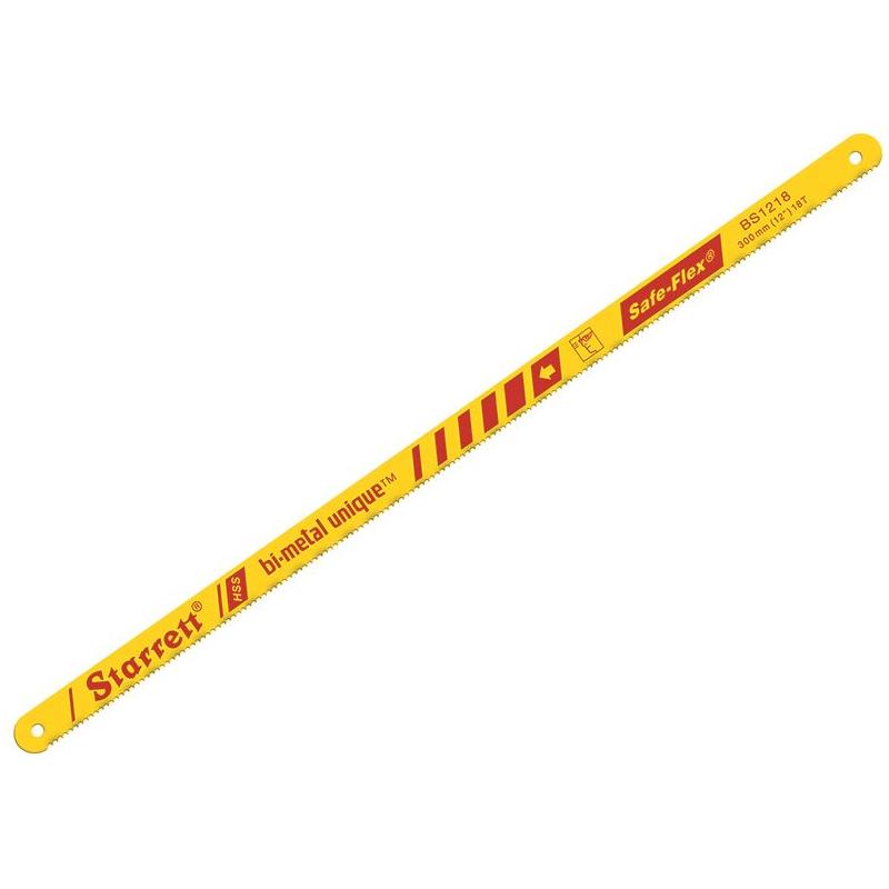 Starrett Bi-Metal Unique Safe-Flex Hacksaw Blades 300mm (12in) x 24 TPI Box 50 Starrett - NN4 Online