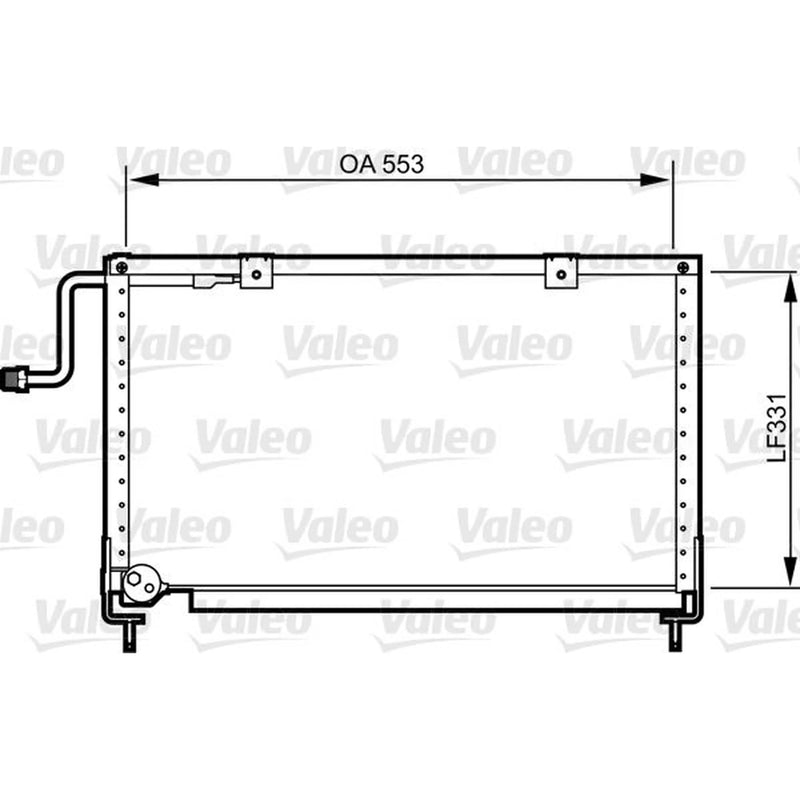 Valeo Air Conditioning Condenser 814274