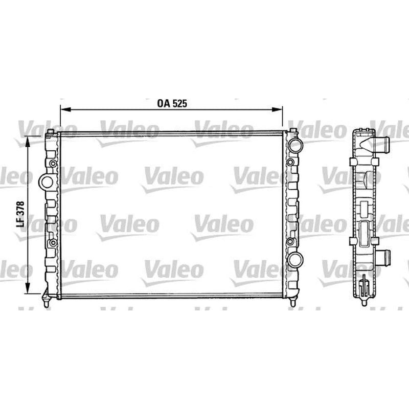 Valeo Engine Radiator 731005