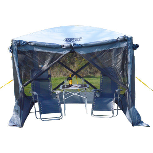 Maypole Pop up Gazebo Sunshade Mosquito Netting Screenhouse Waterproof Maypole - Dynamic Drive
